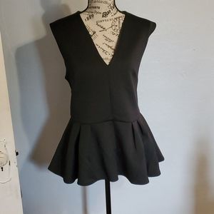 NY&Co peplum tank top size L